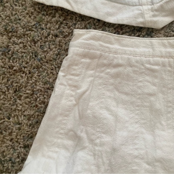 Free People Cassie Short Set White Sz 12 - Picture 4 of 15